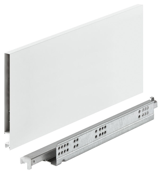 Çekmece yan ray sistemi, Häfele Matrix Box Slim A Synchro, çekmece yan yüksekliği 175 mm