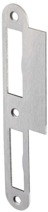 Flanşlı kilit karşılığı plakası, binili kapılar için, 170 mm, düz