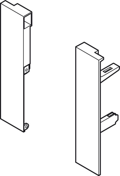 Ön braket seti, İç Çekmece İçin, Häfele Matrix Box Slim A 2