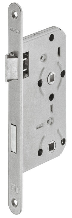 Metal Dilli Gömme Kapı Kilidi, HÄFELE H55.02, WC (Banyo Tip), 55 mm Seren Mesafeli