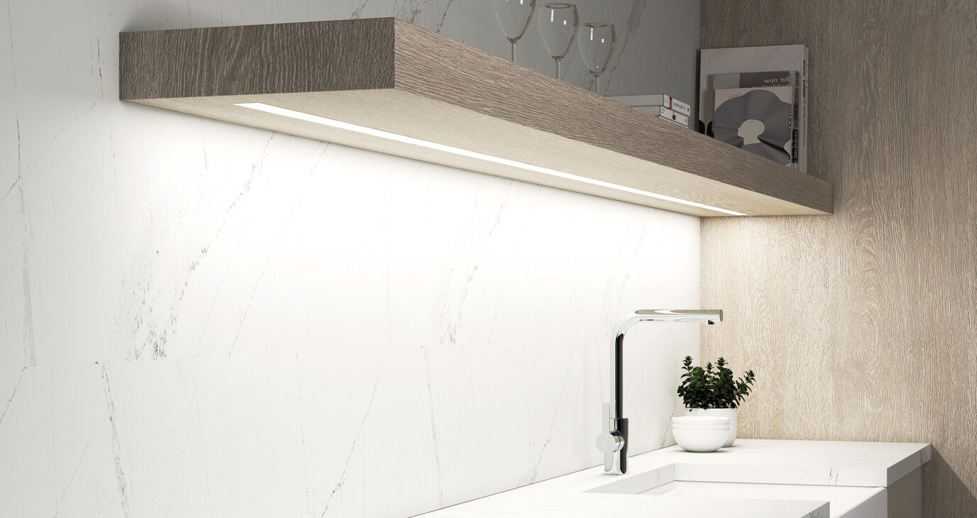Şerit LED, HÄFELE LED 1924, 24 V, 8 mm, 120 LED/m, 9,6 W/m, 5m