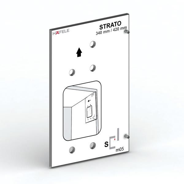 STRATO Montaj Şablonu 342-420mm