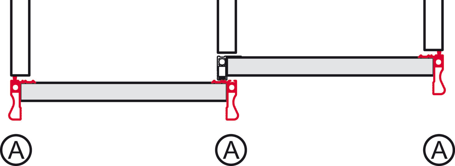 Kulp Profili, Häfele Slido F-Handle26 A3, alüminyum, kayar kapılar için 4