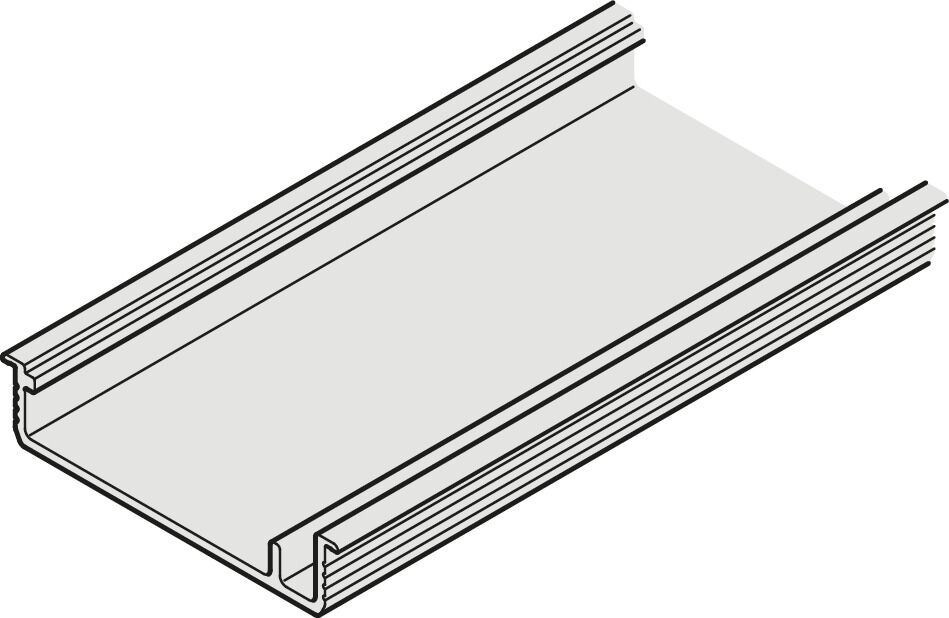 Taşıyıcı ve kılavuz ray, Häfele Slido F-Flush57 06A / 08B için