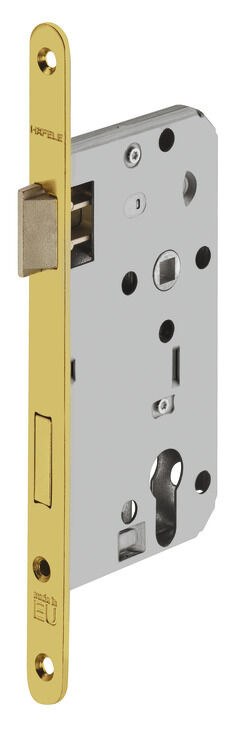 Metal Dilli Gömme Kapı Kilidi, HÄFELE H55.02, PC (Barelli Tip), 55 mm Seren Mesafeli