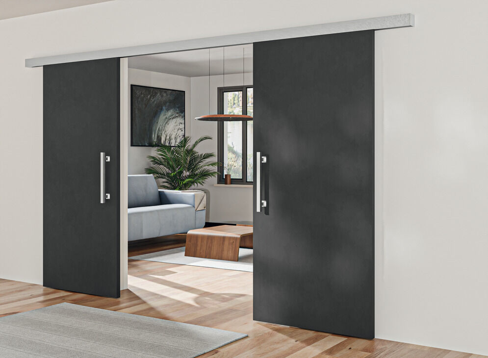 Kayar kapı bağlantı parçası, Häfele Slido D-Line11 120P simetrik açılma