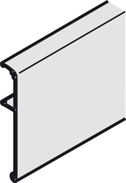 Klipsli panel, Taşıyıcı ray için