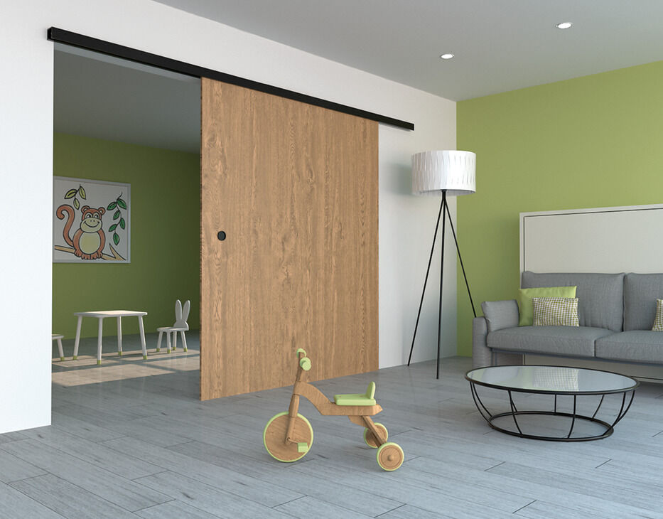 Kayar kapı bağlantı parçası, Häfele Slido D-Line12 80E, set