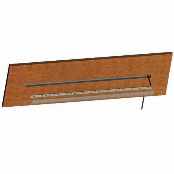 Gömme Profil LED Aydınlatma Nikel Mat 388x13mm