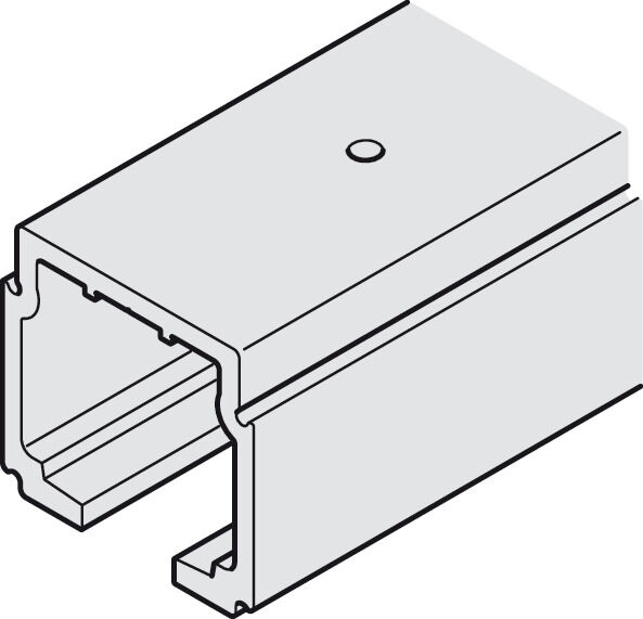Taşıyıcı ray, Häfele Slido D-Line11, önceden delinmiş