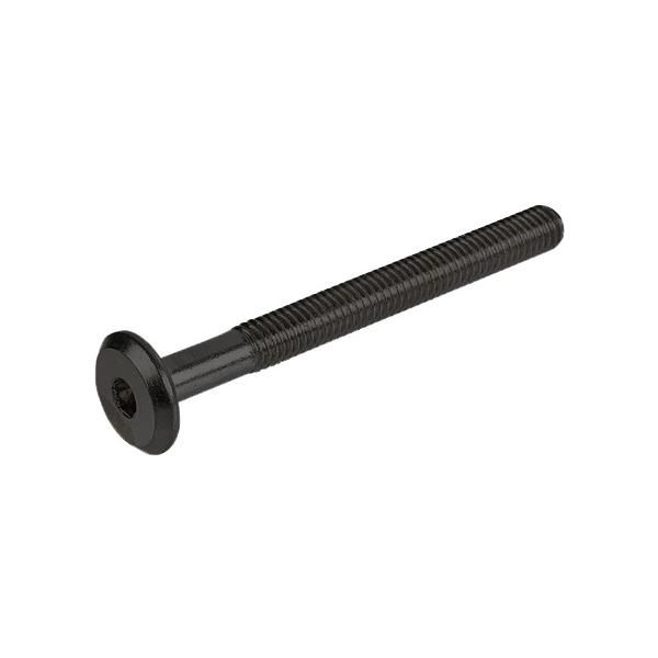 Yassı başlı vida mat siyah M6x50mm