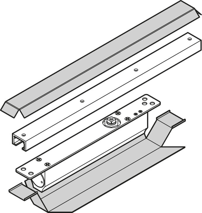 Yangın Koruma Levhası, HÄFELE DC302 Gizli Kapı Kapatıcı