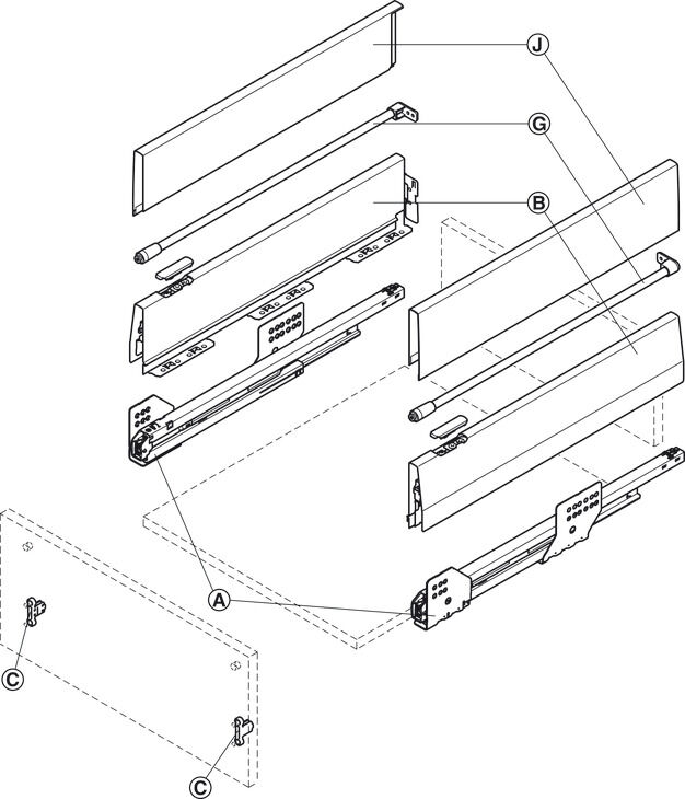 P-o Matrix Box P70 w.p.gr.16/115/600mm 3