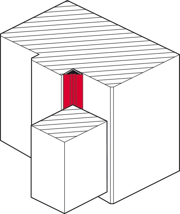 Yangın ve Duman Fitili, 12x12x2100 mm 3
