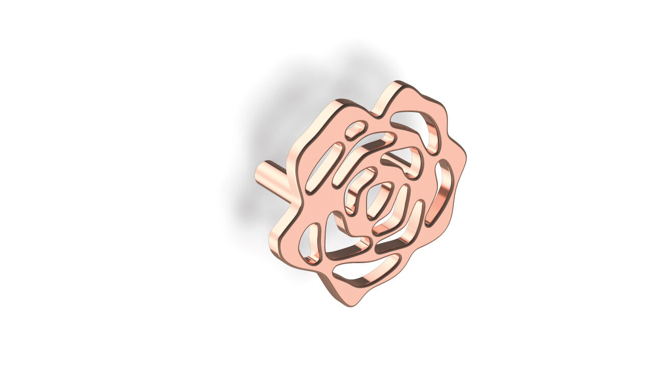 Düğme Kulp, HÄFELE ROSE, Zamak