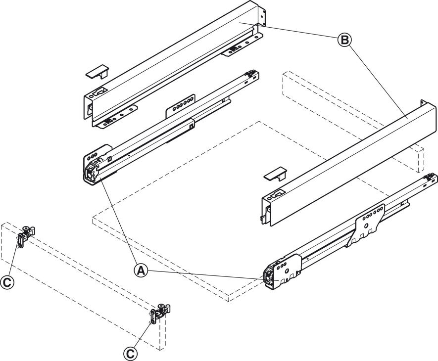 Matrix Box P30 aluc. 16/60/500mm 3