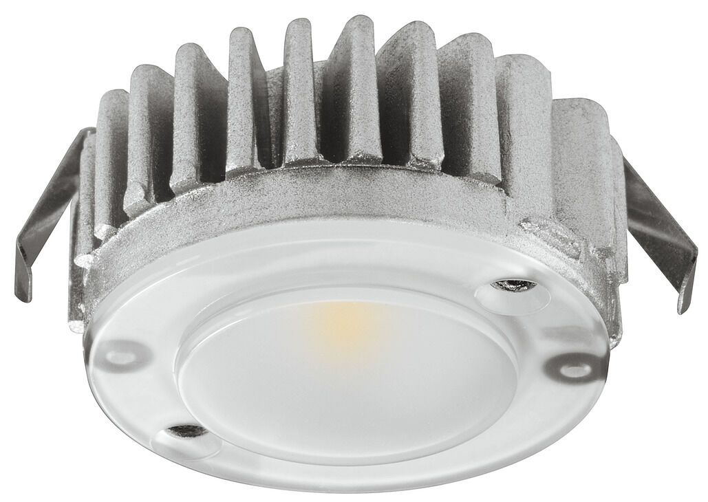 Aydınlatma modülü, Häfele Loox5 LED 2040 12 V modüler 2 pimli (monokrom) matkap deliği ⌀ 35 mm alüminyum