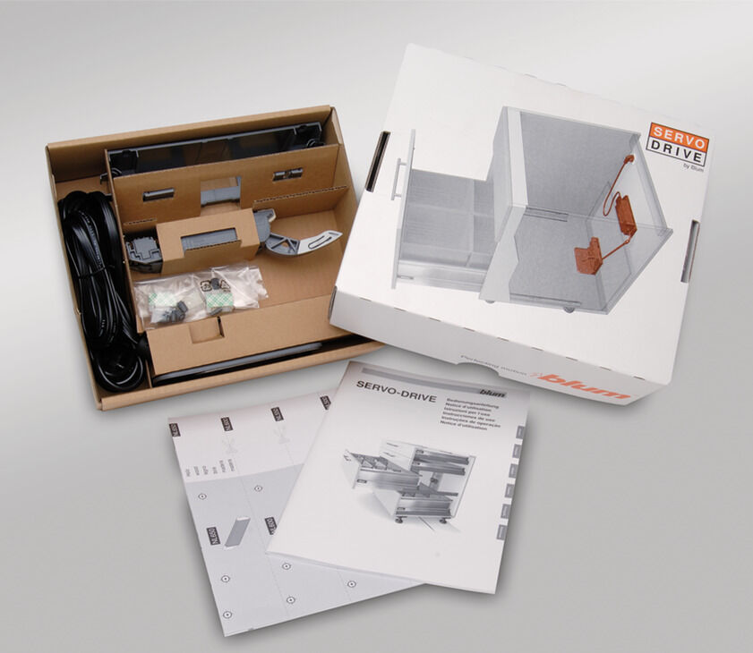 Waste bin ext.unit Servo-Drive 3