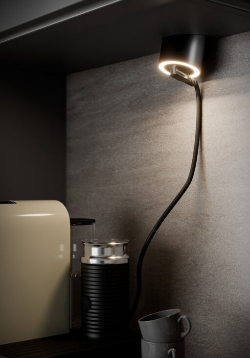 Tezgah Arası Aydınlatma, HÄFELE RING, Spot LED, 24 V, 3900 K