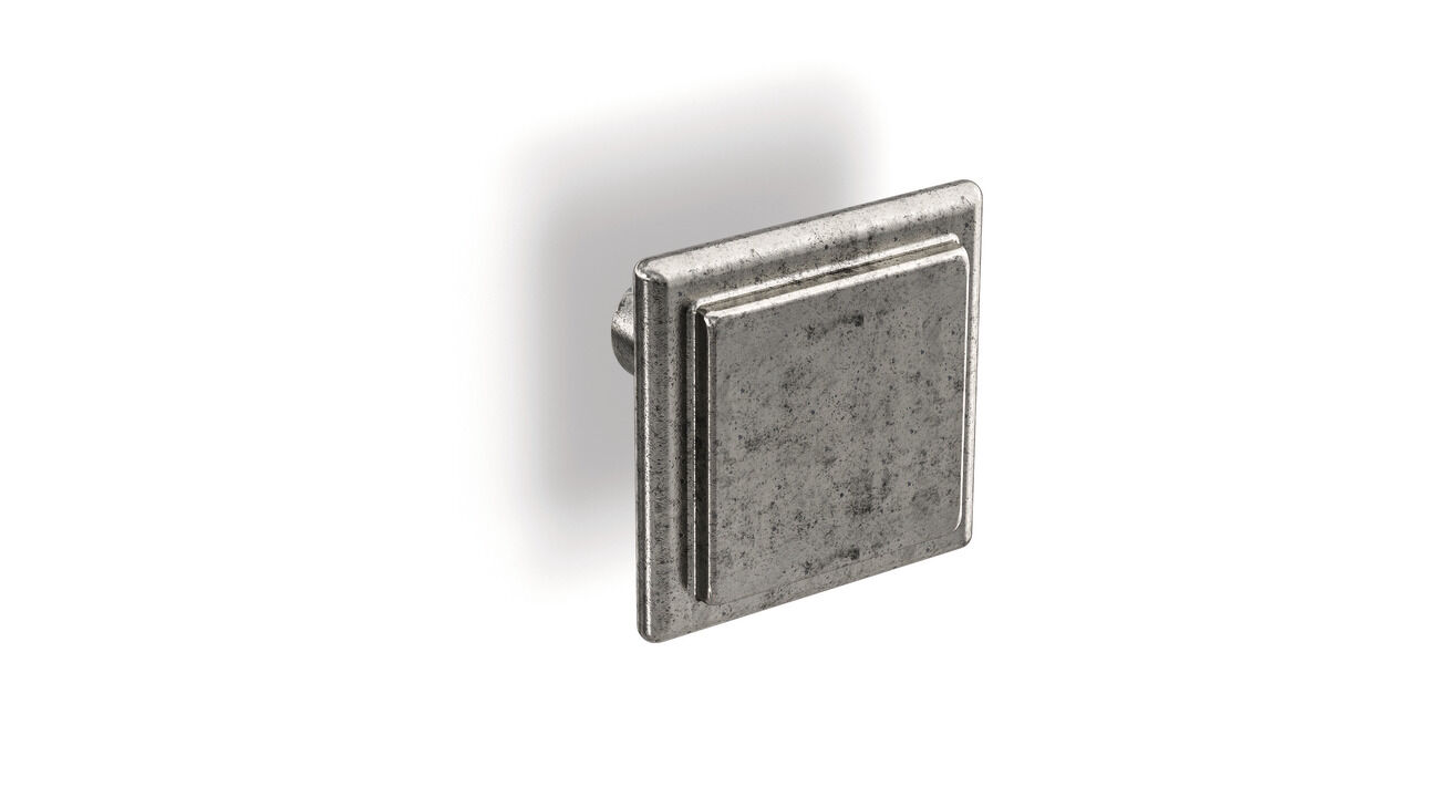 DALE Düğme Kulp Zamak - 26x25 mm 20 mm Gümüş renkli