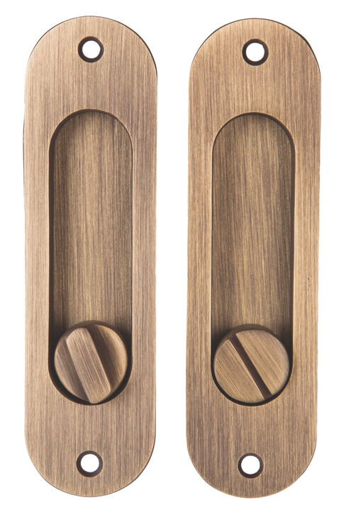 Gömme Kapı Kolu, HÄFELE OVAL, Ahşap Kapı, Pirinç