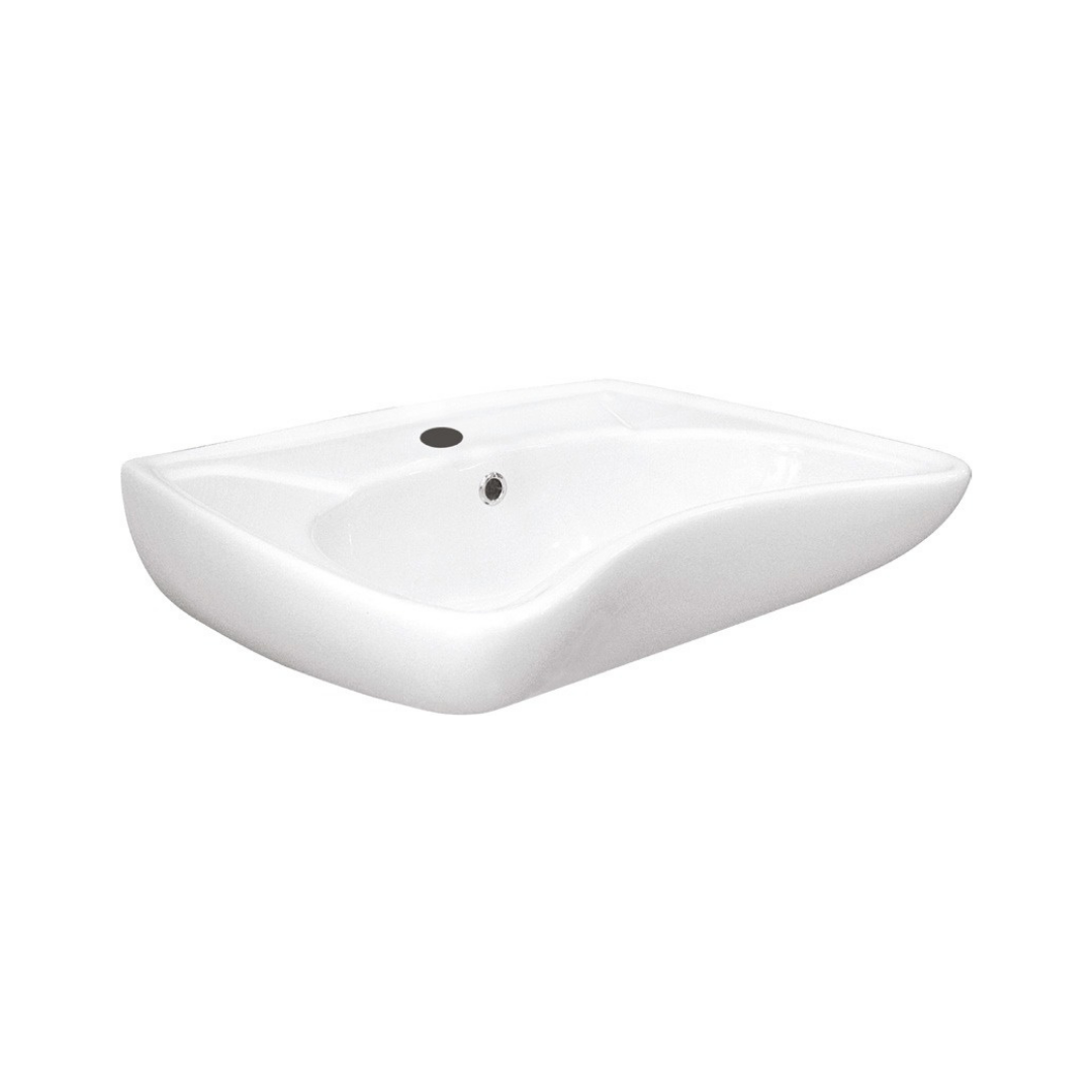 VITALEASE II Lavabo,parlak beyaz,595x456