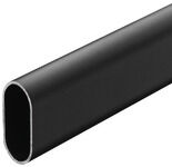 OVA rail st.black matt 30x15x1,0mm/2,0m