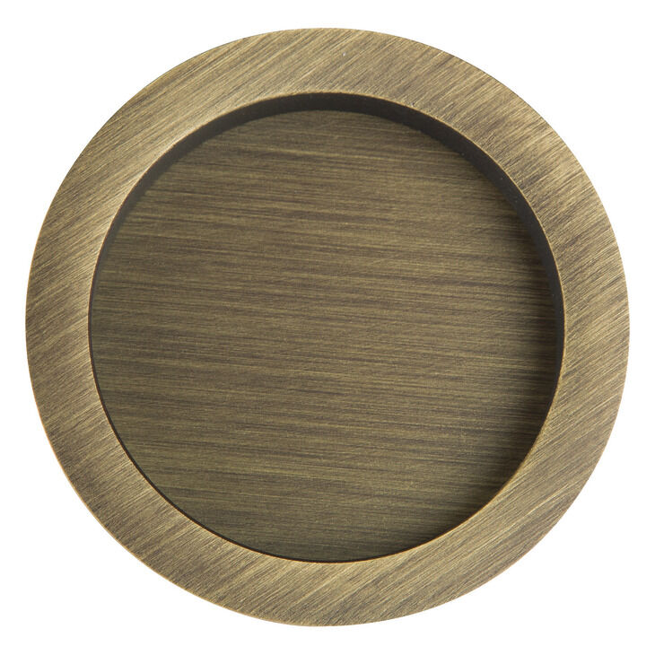 Gömme Kapı Kolu, ROUND, Ahşap Kapı, Pirinç, HÄFELE ROUND Gömme Kulp