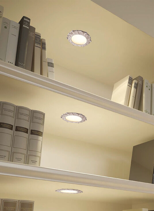 Spot LED, HÄFELE ACANTHUS , 12 V, 3,4 W, Gömme, Zamak 2