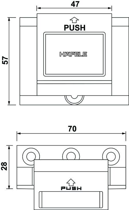 Kapı Güvenlik Mandalı, HÄFELE SDG 05 2