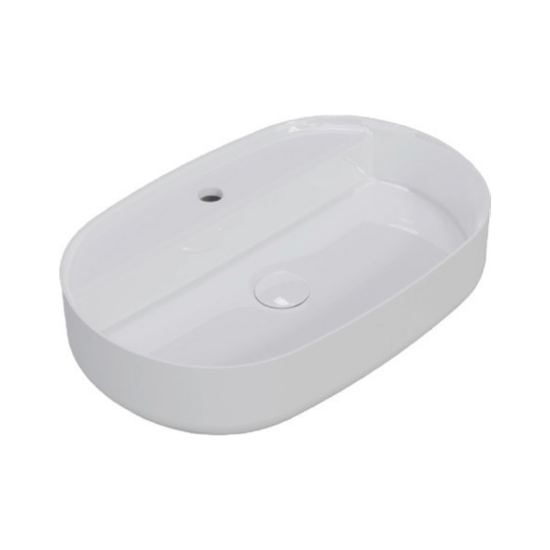MILAGRO OB Lavabo,parlak beyaz,600x400mm